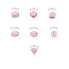 Smartdealspro acrylic dice with large golden numbers for easy reading.
