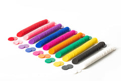 Smartdealspro opaque plastic counting tokens easy to grab and sort by color