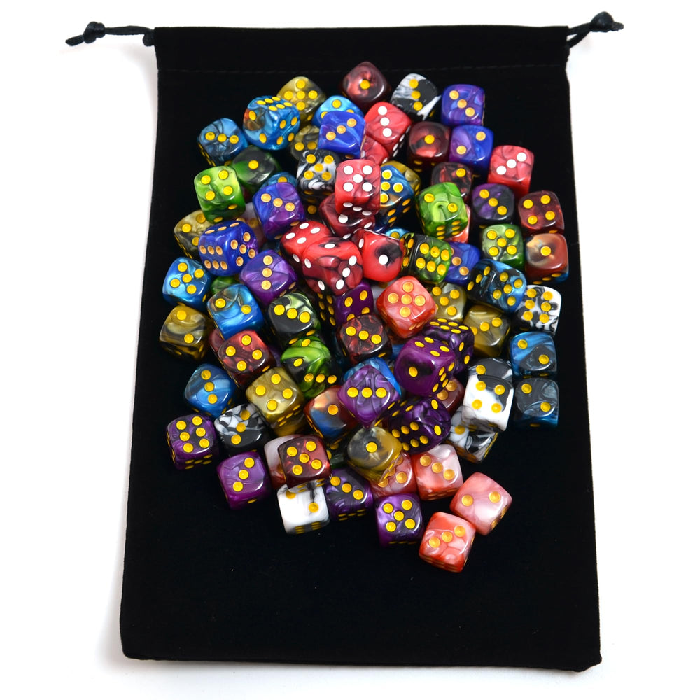 Smartdealspro round-angle D6 dice offer smooth rolling feel.