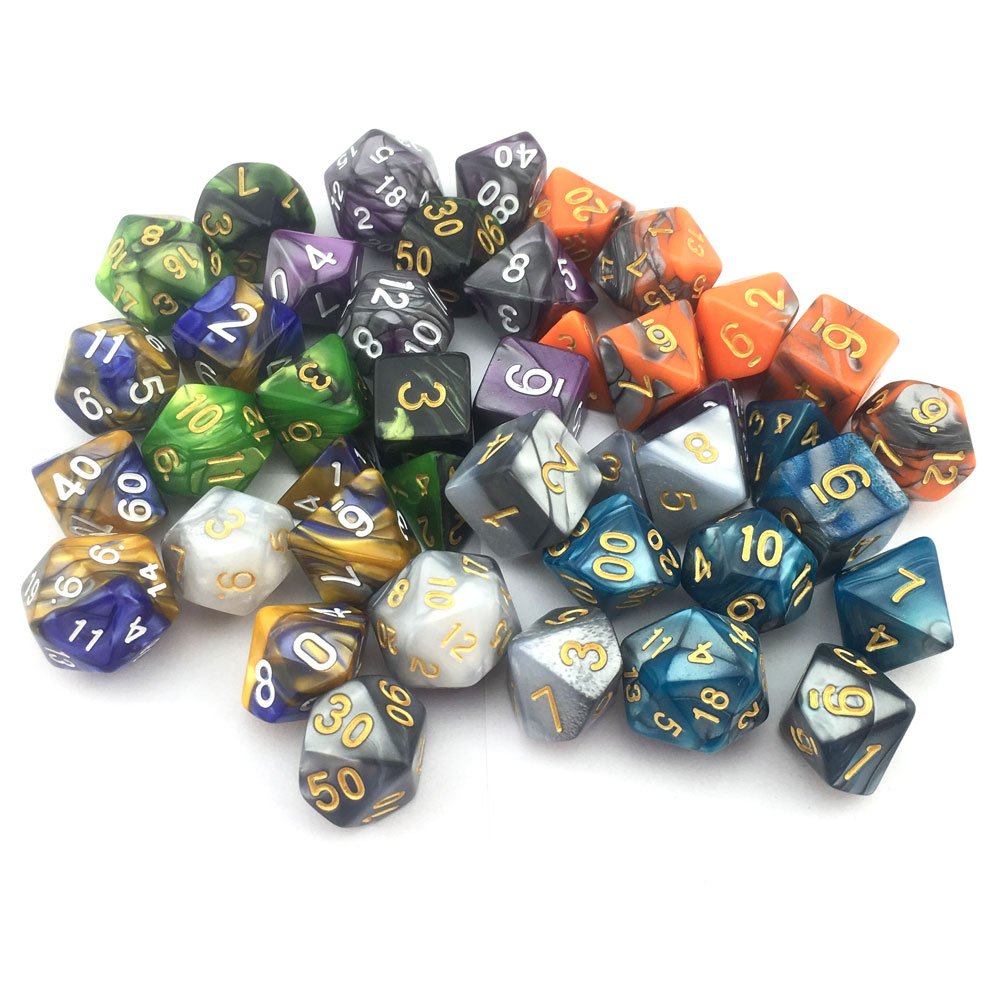 SmartDealsPro table-top gaming dice display on a gaming surface