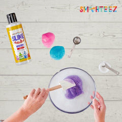 SMARTEEZ Slime Activator batch ready for stretchy slime play.