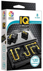 SmartGames IQ Circuit puzzle pieces designed for quick setup and challenging play.