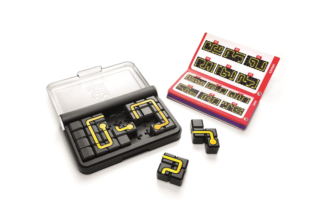 SmartGames IQ Circuit Series assembly example illustrating scalable difficulty