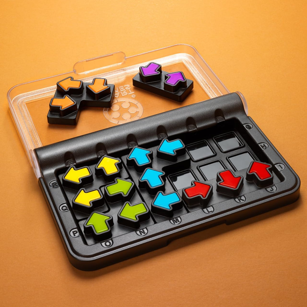 SmartGames IQ Circuit Series metal and plastic parts emphasize durable design