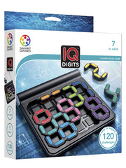 SmartGames IQ Digits 120 progressive challenges invite ongoing problem solving