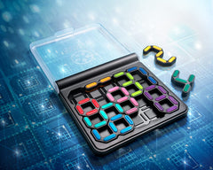 SmartGames IQ Digits compact design fits easily in a bag for commuting