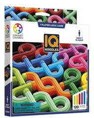 SmartGames IQ Noodles demonstrates progressive difficulty for growing skills.