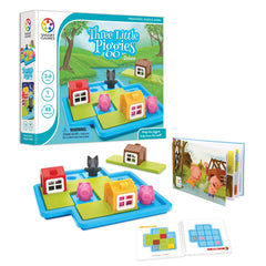 SmartGames Three Little Piggies challenge setup promotes early reasoning and problem solving