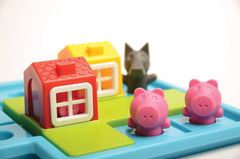 SmartGames Three Little Piggies puzzle pieces provide tactile learning for small hands
