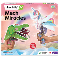 Smartivity Mech Miracles unicorn assembly kit for creative STEM play and hands-on learning.