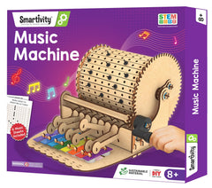 Smartivity Mechanical Xylophone assembly kit laid out for hands-on learning