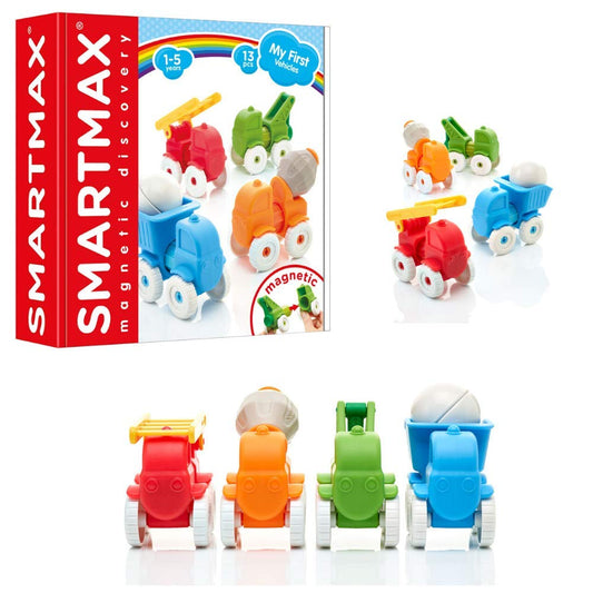 SmartMax My First Vehicles magnetic bars for early engineering play
