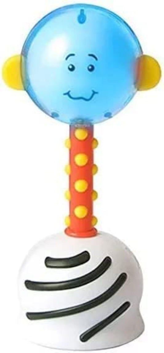 SmartNoggin NogginStik light-up rattle enhances visual tracking and grasping.