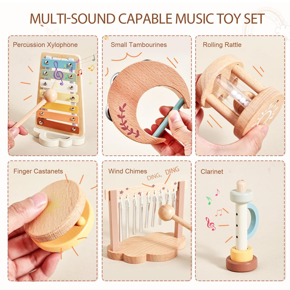 Smartwo cloud-shaped xylophone for early rhythm and coordination