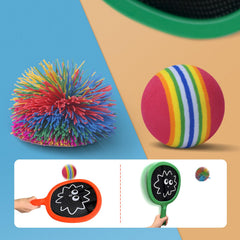Smartwo drawstring bag keeps paddles and balls organized for travel.