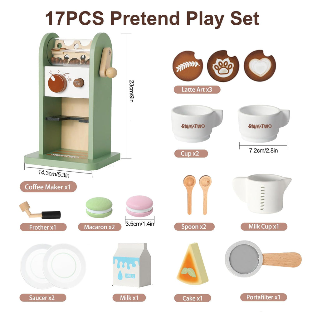 Smartwo cups and spoons accessories invite realistic serving and social play.