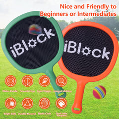 Smartwo paddle with non-slip grip provides comfortable, confident volleys.