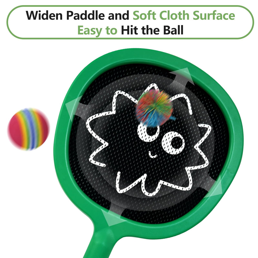 Smartwo paddle with non-slip grip for comfortable handling during games.