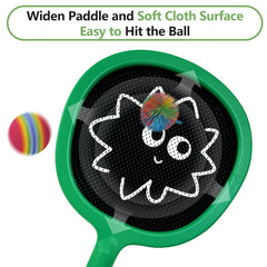 Smartwo paddle with non-slip grip for comfortable handling during games.
