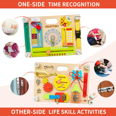 Smartwo time date calendar dials to promote early literacy through play
