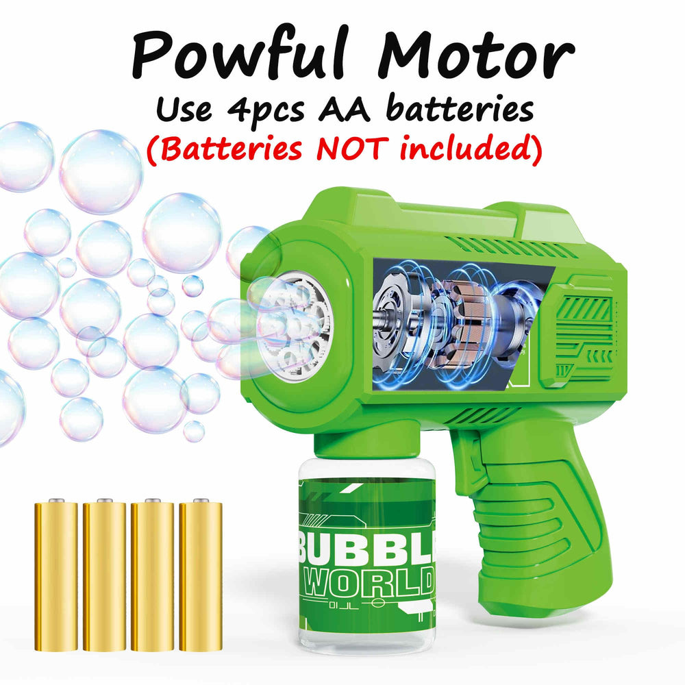 SmartYeen 8-pack blue bubble gun adds lively bubbles to kids' celebrations