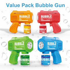 SmartYeen 8-pack green bubble gun enhances park play and party vibes