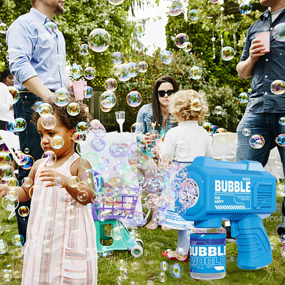 SmartYeen leak-proof bubble gun maintains continuous bubbles during outdoor play