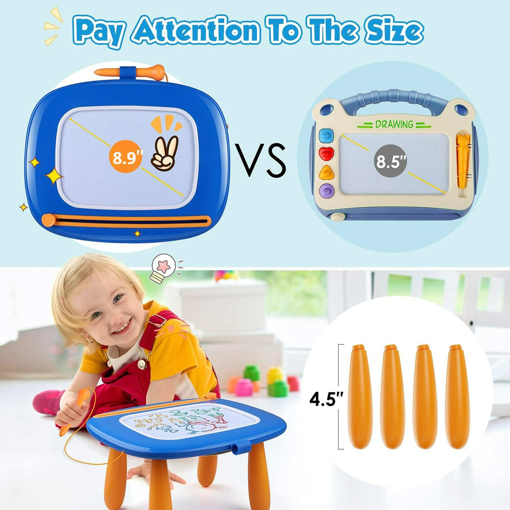 Smasiagon 9.8 inch doodle pad with color zones for vibrant drawings