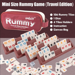 Smilejoy Mini Rummy Cube dice ready to guide turns