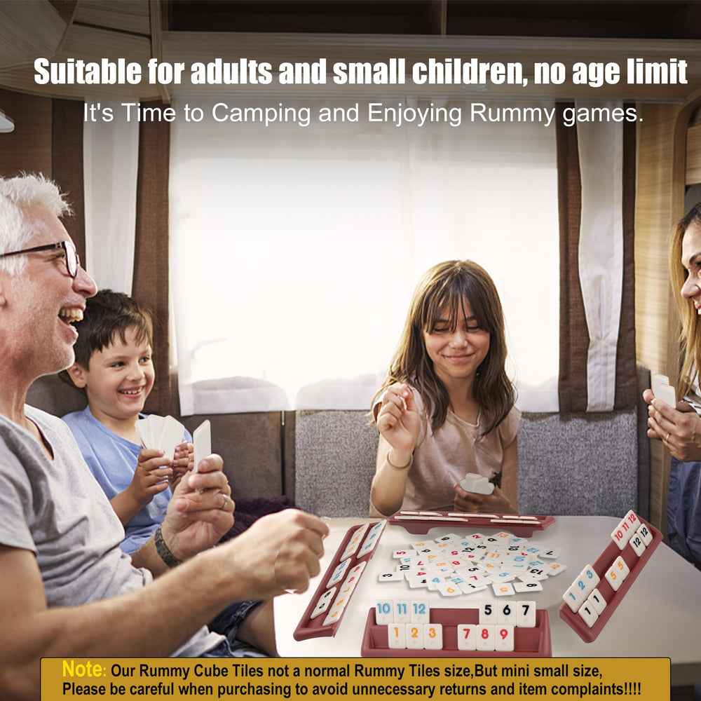 Smilejoy Mini Rummy Cube travel set compact for on-the-go fun