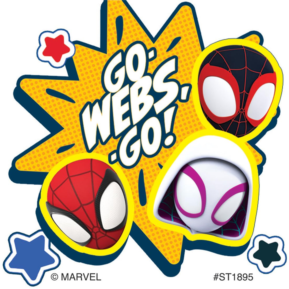 SmileMakers Spidey & His Amazing Friends design 2 Spin in hero pose for surfaces