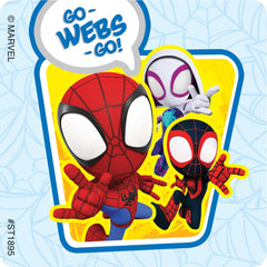 SmileMakers Spidey & His Amazing Friends design 5 teamwork pose for classroom rewards