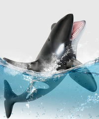 SmilerSmile killer whale, soft-filled design, safe for tactile play and exploration.