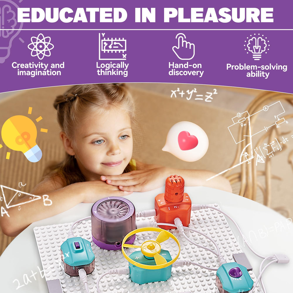 SMILESSKIDDO circuit board kit 47-page manual: guided circuit building