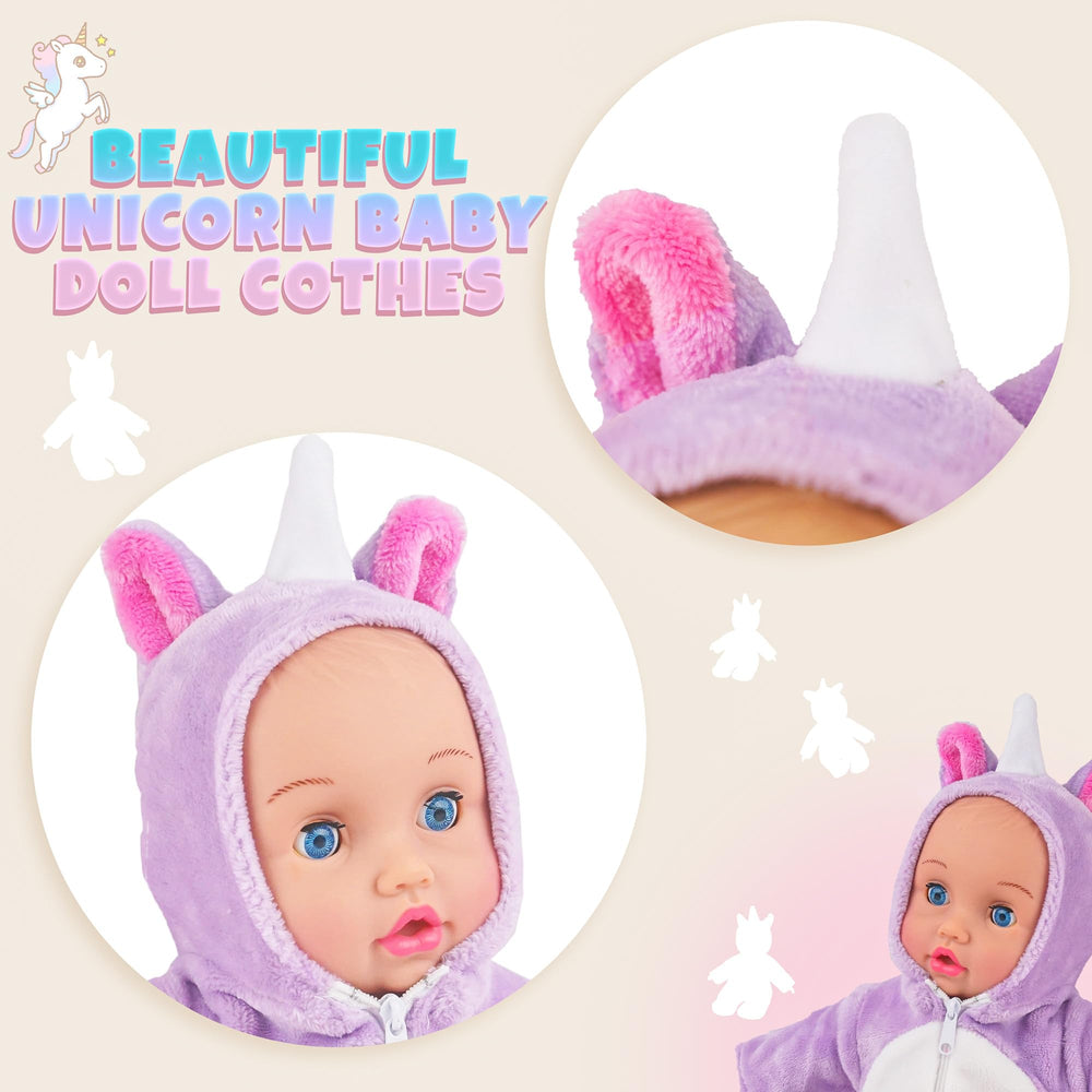 SmileSSKiddo hooded doll outfit with ears, boosts cute character dressing