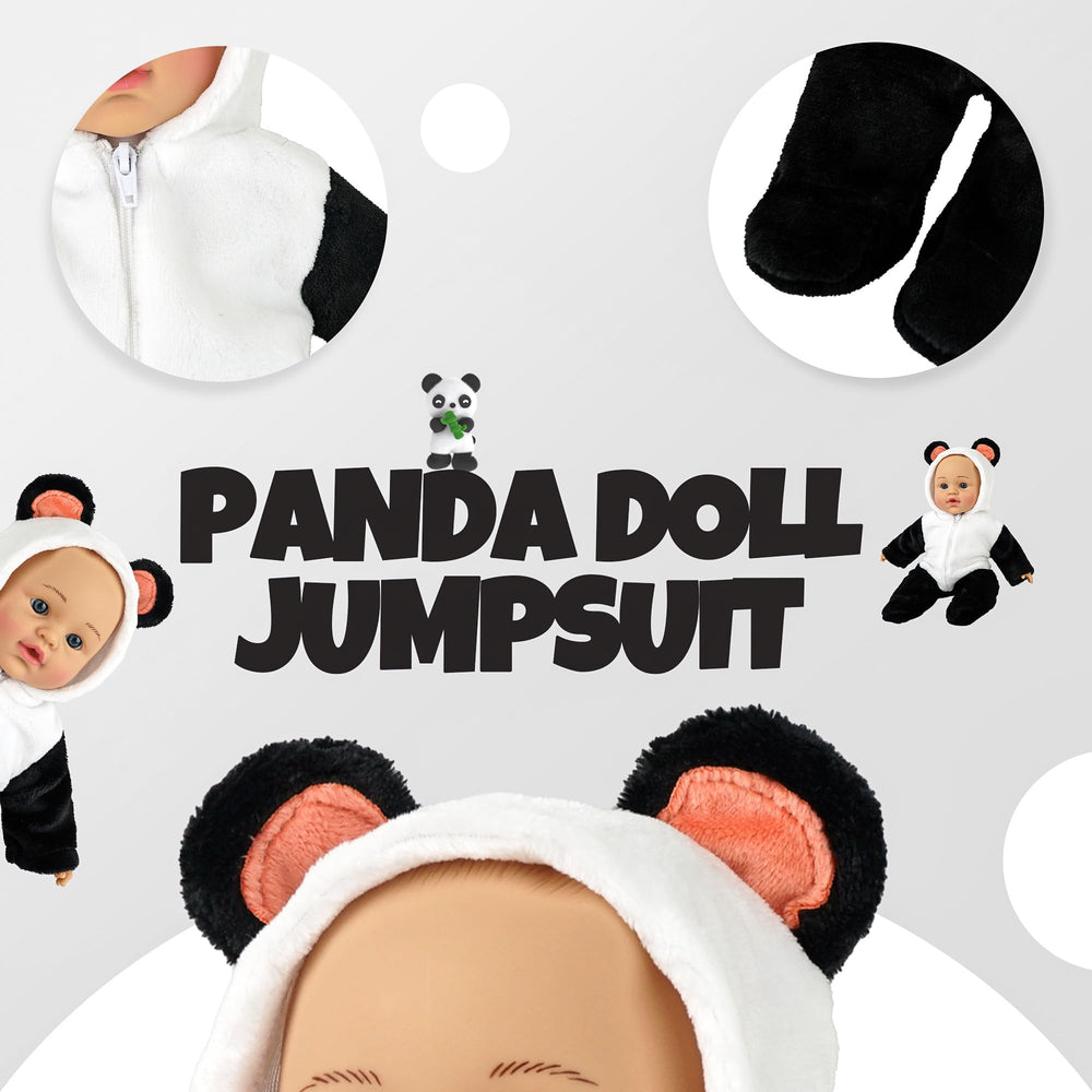 SmileSSKiddo elephant doll outfit, warm and charming for 12-16 inch dolls