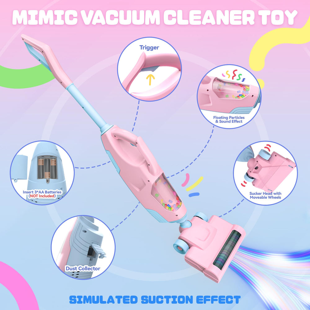 SMILESSKIDDO vacuum dust collector opens for easy emptying.