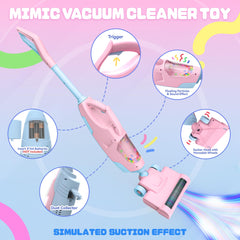 SMILESSKIDDO vacuum dust collector opens for easy emptying.