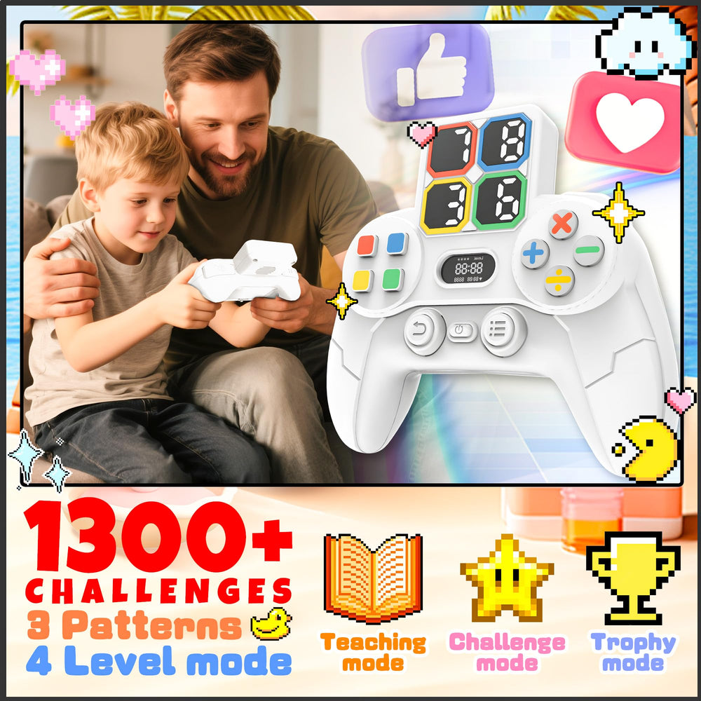 SMILESSKIDDO Math Games digital screen with challenges to boost quick thinking