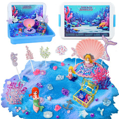 SMILESSKIDDO ocean sensory kit image showing mermaid play scene for creative storytelling