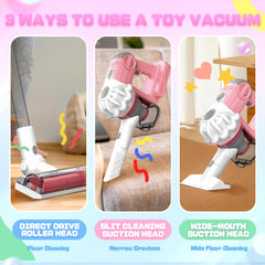 Three nozzle heads from SMILESSKIDDO expand cleaning play scenarios