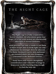 Smirk & Dagger Night Cage wax-eater shadows create atmospheric risk.