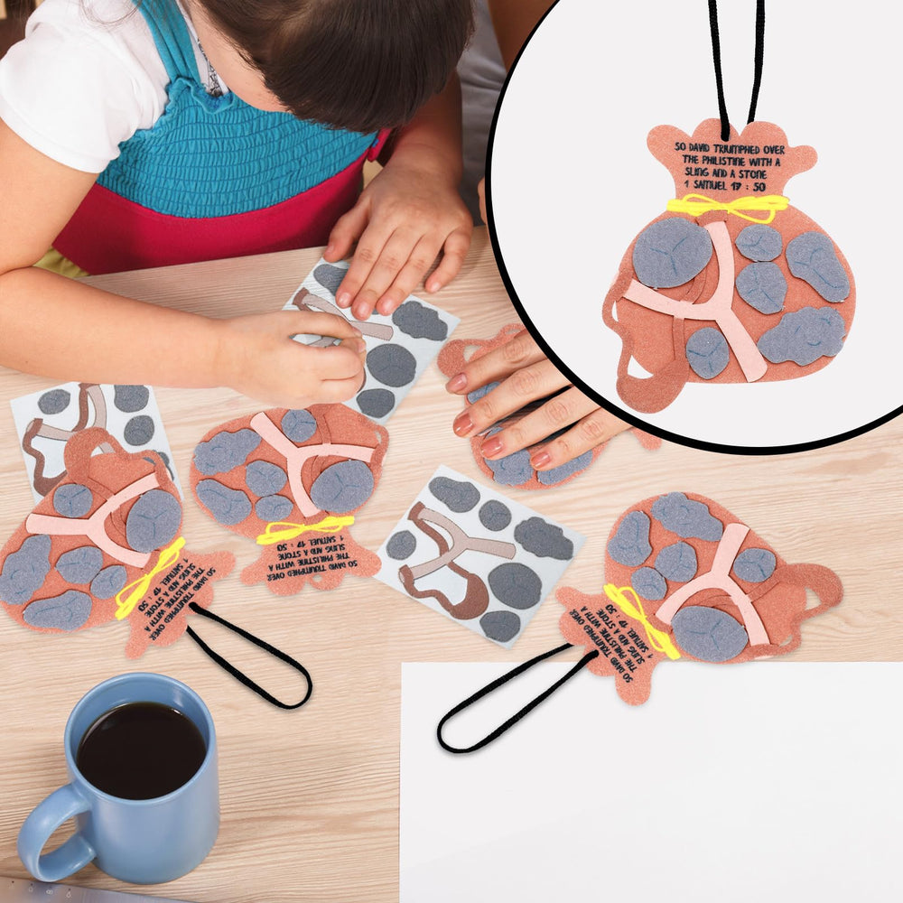 SmoothNovelty David and Goliath felt artwork, engaging children through hands-on learning