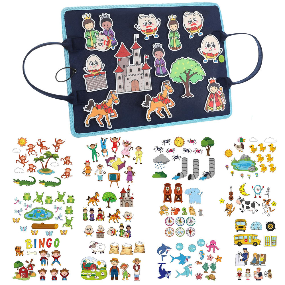 SmoothNovelty flannel board duck theme for imaginative storytelling and fine motor play