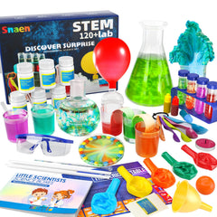 SNAEN 220+ lab experiments kit box for immersive at-home science experiments
