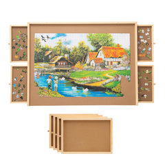 Snail Jumbo Puzzle Board work surface offers a smooth, stable space for ongoing puzzles.