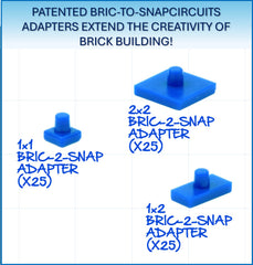 BRIC-Structures assembly in progress with snap connections visible.