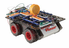 Snap Circuits Code Journey LED patterns showcasing colorful, responsive lights.