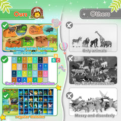 SnapGlowz figures for alphabet matching and sorting