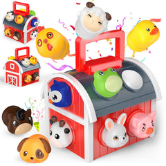 SnapGlowz farm animals toy set for toddlers encourages imaginative play and early learning.